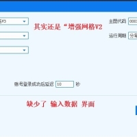 请问系统自带的“增强网格V2”的原代码，新建策略运行后的界面怎么跟原来的不同呢?