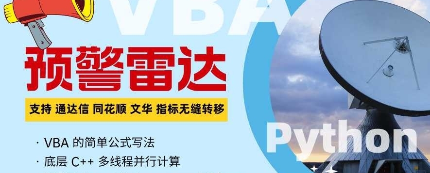 【预警雷达】支持通达信、同花顺、文华指标