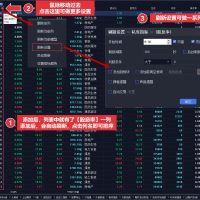 【QMT小技巧】股息率指标列一键添加，全市场实时刷新，列表自动排序